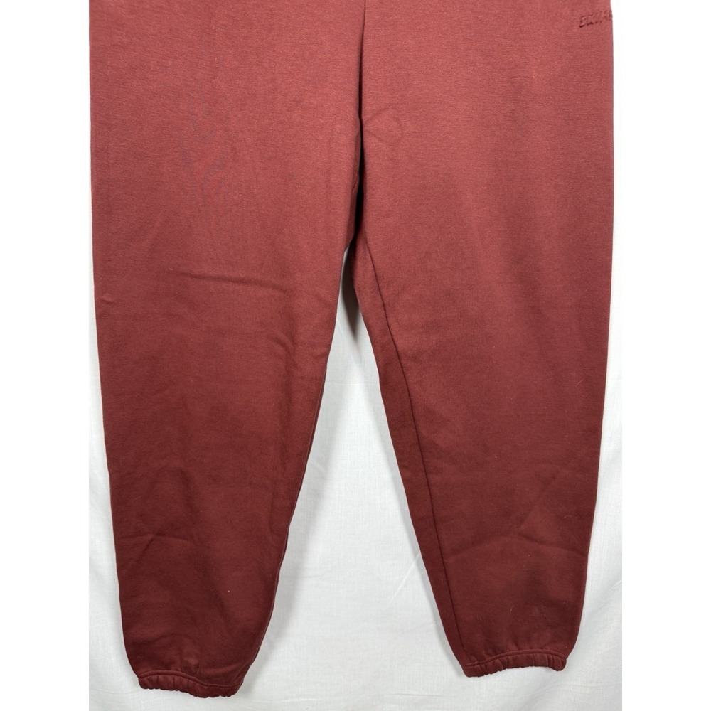 SKIMS Classic Fleece Jogger Womens Burgundy Drawstring Sweatpants Lg Comfort - Picture 3 of 10